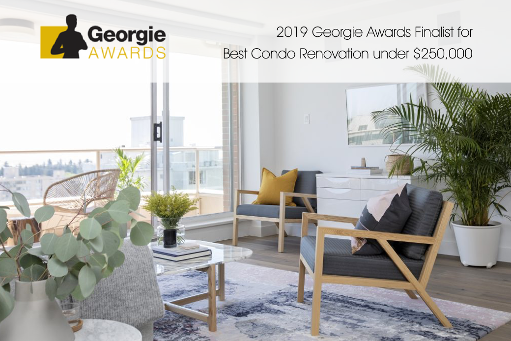 West 39th Condo cover image with georgie awards finalist logo